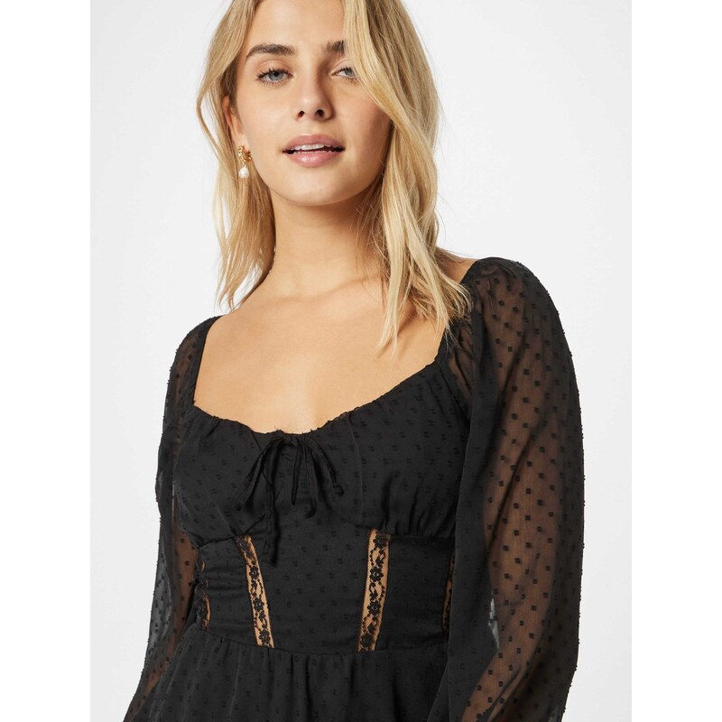 HOLLISTER Obleka črna