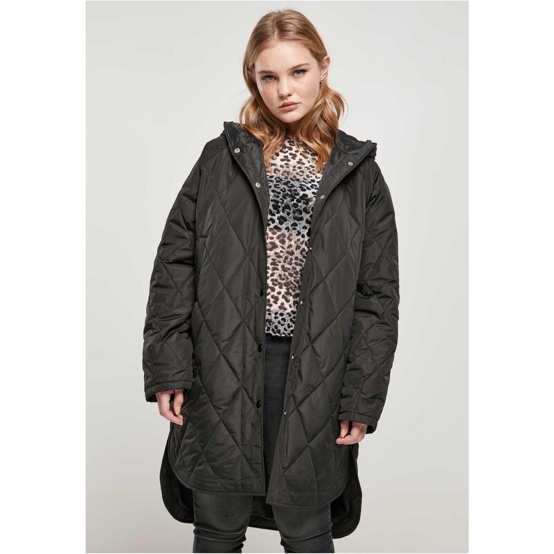 Urban Classics Prehoden plašč črna