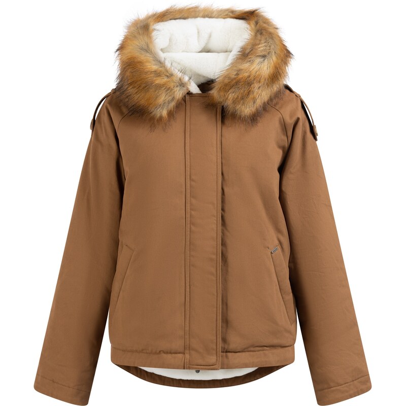 DreiMaster Vintage Zimska jakna konjak / bela