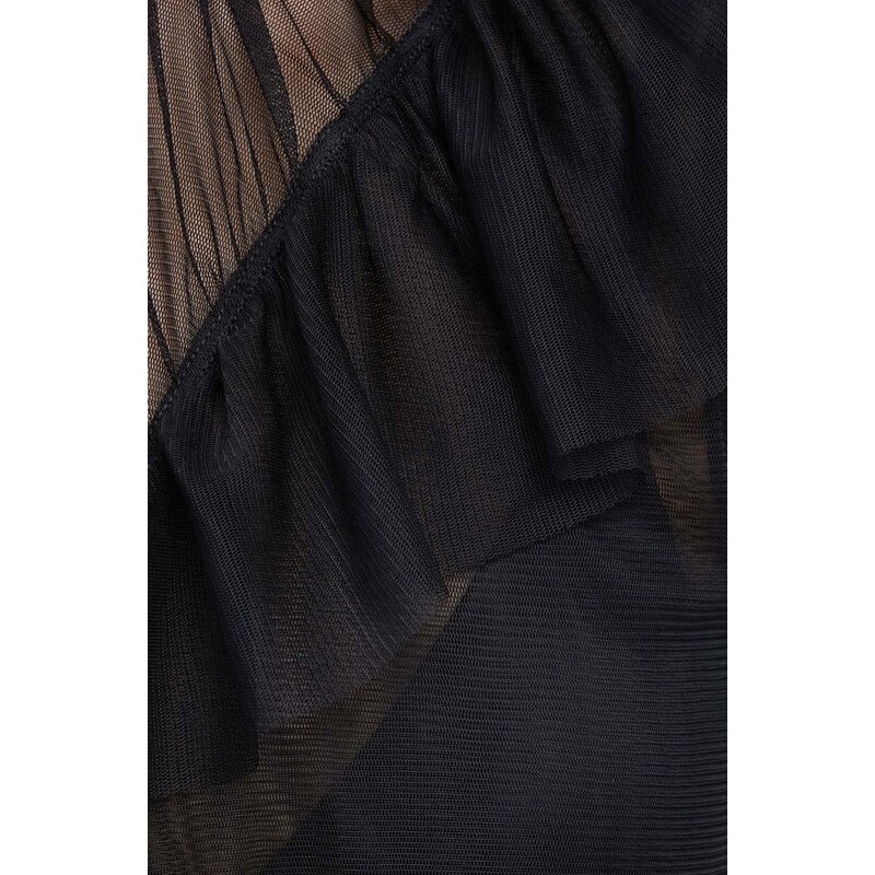 Bluza Sisley ženska, črna barva