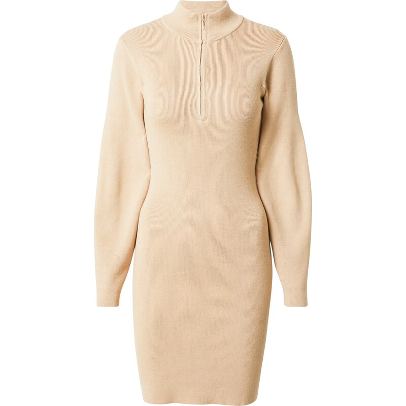 millane Pletena obleka bež