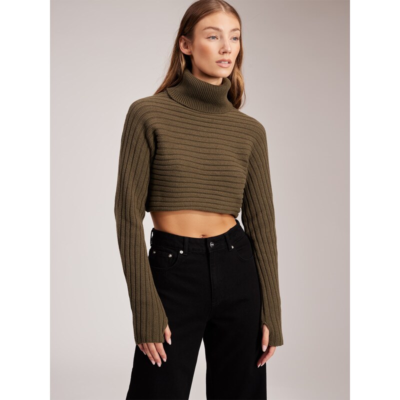 RÆRE by Lorena Rae Pulover 'Celia' temno zelena