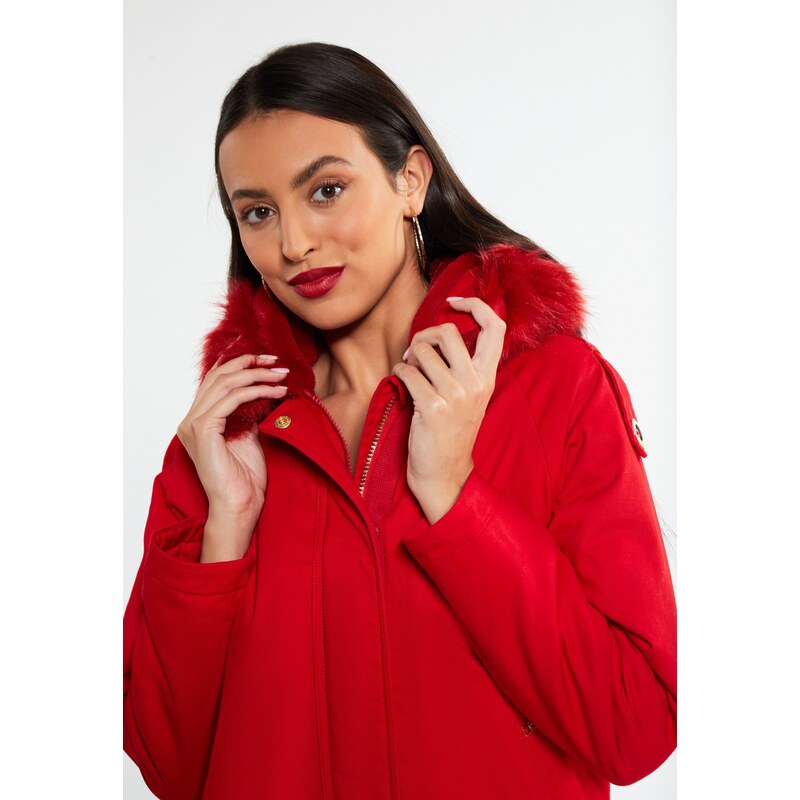 faina Zimska jakna 'Minya' rdeča
