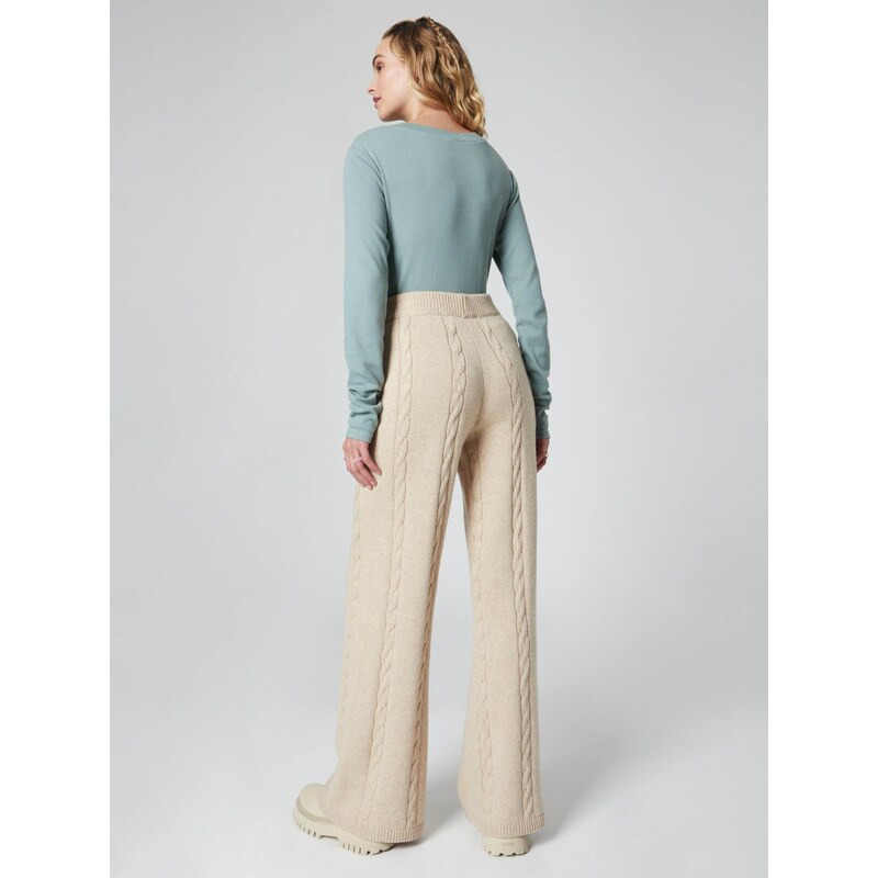 florence by mills exclusive for ABOUT YOU Hlače 'Rosa' progasto bež