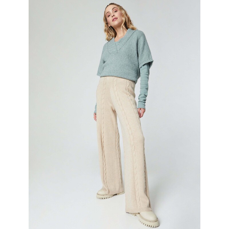 florence by mills exclusive for ABOUT YOU Hlače 'Rosa' progasto bež