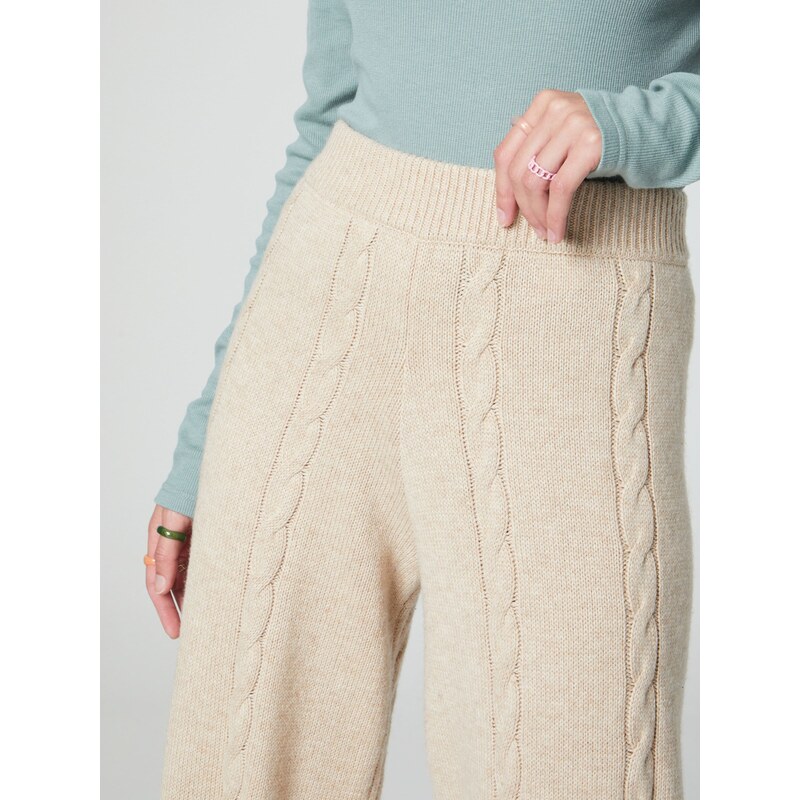 florence by mills exclusive for ABOUT YOU Hlače 'Rosa' progasto bež