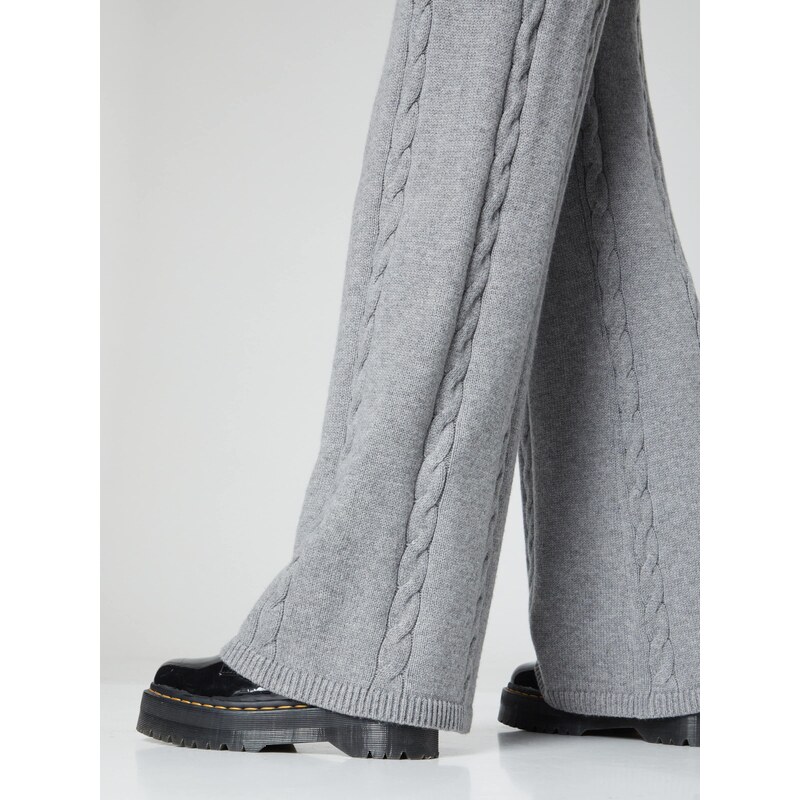 florence by mills exclusive for ABOUT YOU Hlače 'Rosa' pegasto siva