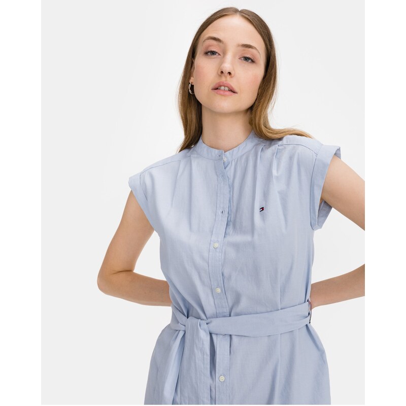 Oxford obleka Tommy Hilfiger - ženske