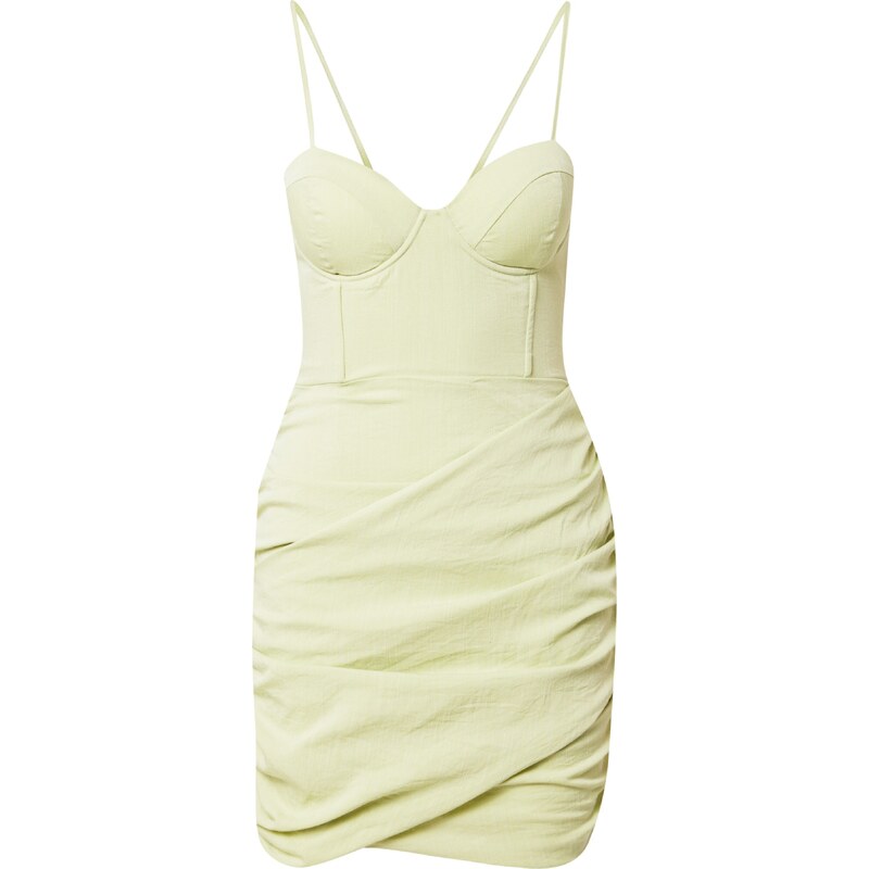 Misspap Koktejl obleka svetlo zelena