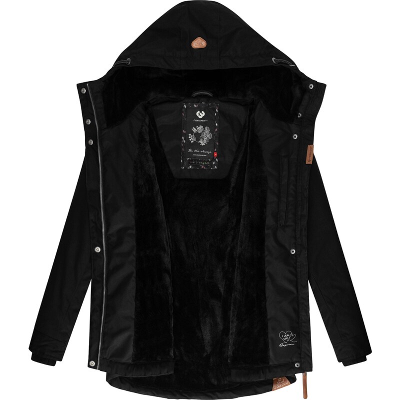 Ragwear Zimska jakna 'Monade' črna