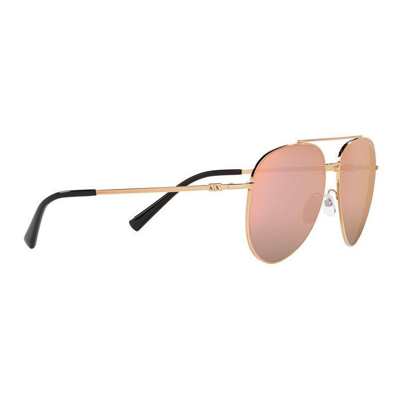 Sončna očala Armani Exchange moški, rjava barva