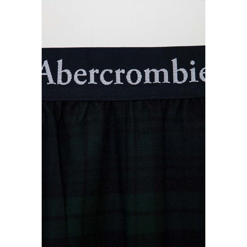 Otroška pižama Abercrombie & Fitch zelena barva