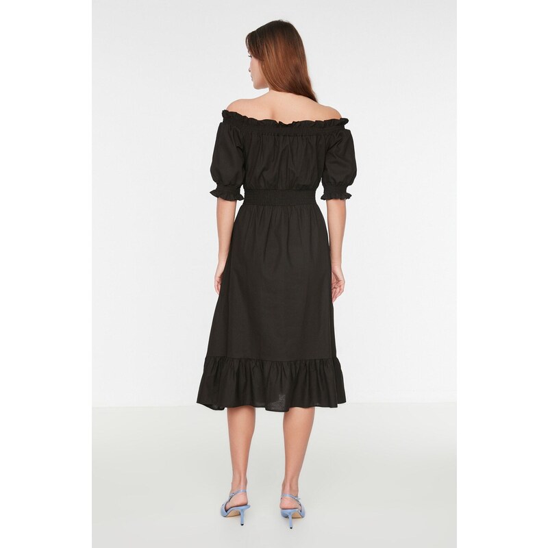 Ženska obleka Trendyol Pleated