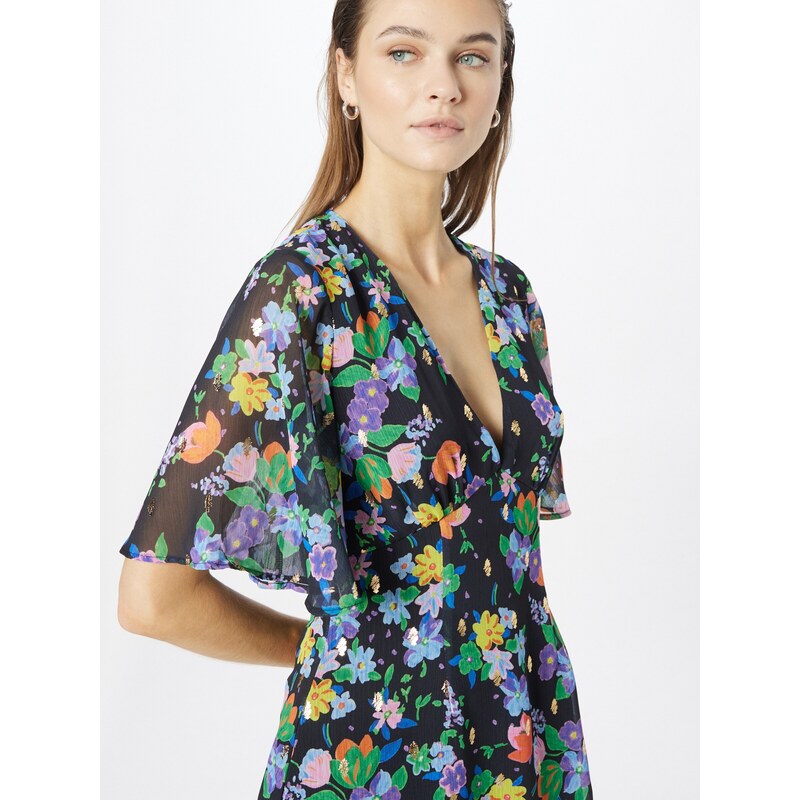 Nasty Gal Obleka nočno modra / mešane barve