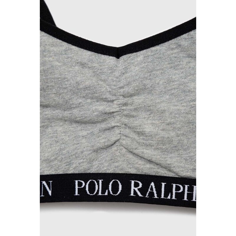 Otroški modrček Polo Ralph Lauren 2-pack črna barva