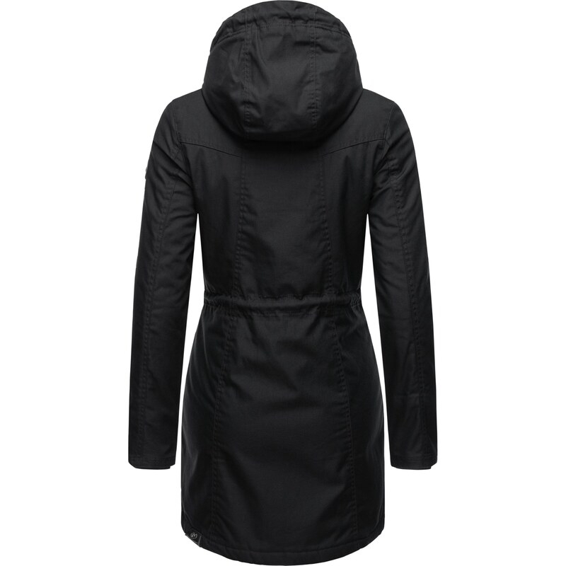 Ragwear Zimska jakna 'Elsie' črna / bela