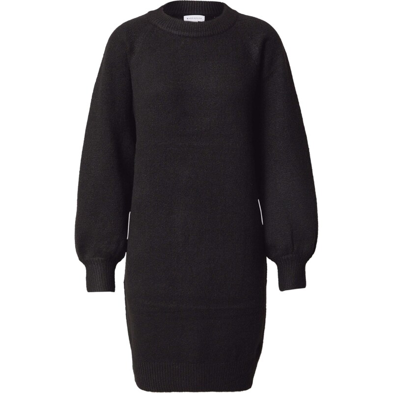 Warehouse Pletena obleka črna