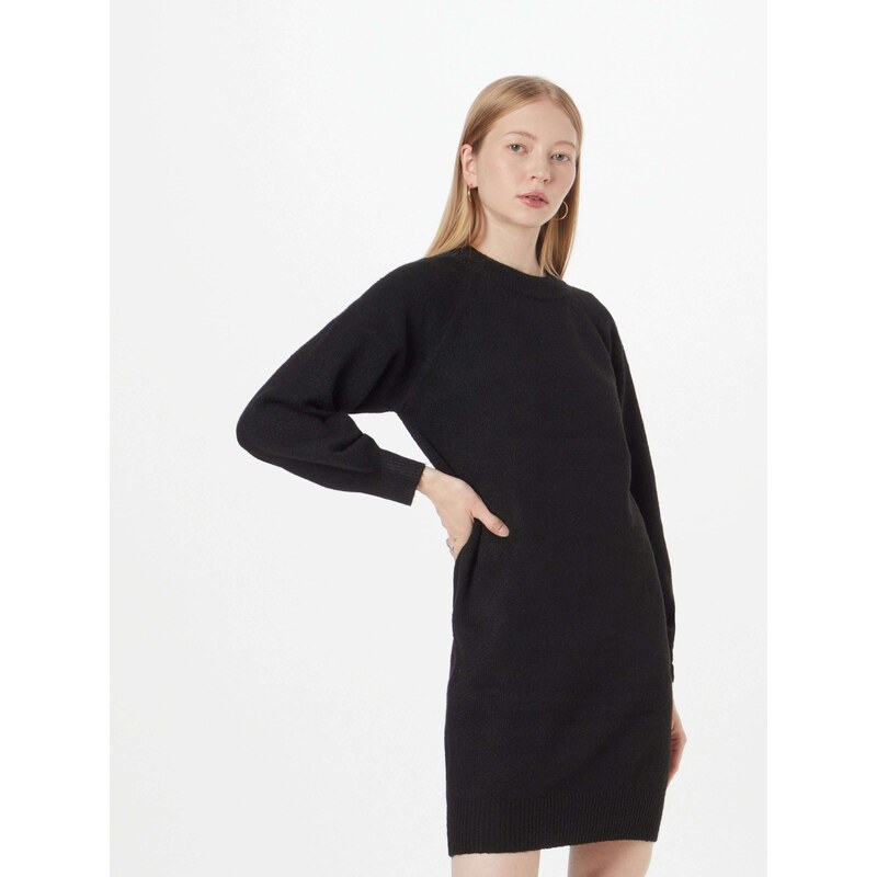 Warehouse Pletena obleka črna