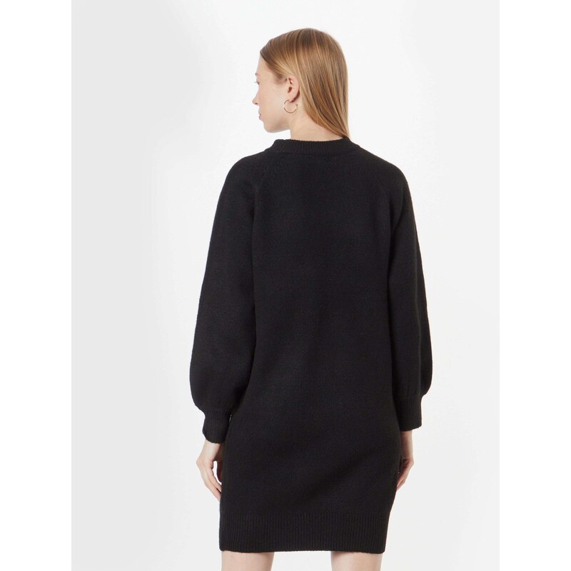 Warehouse Pletena obleka črna