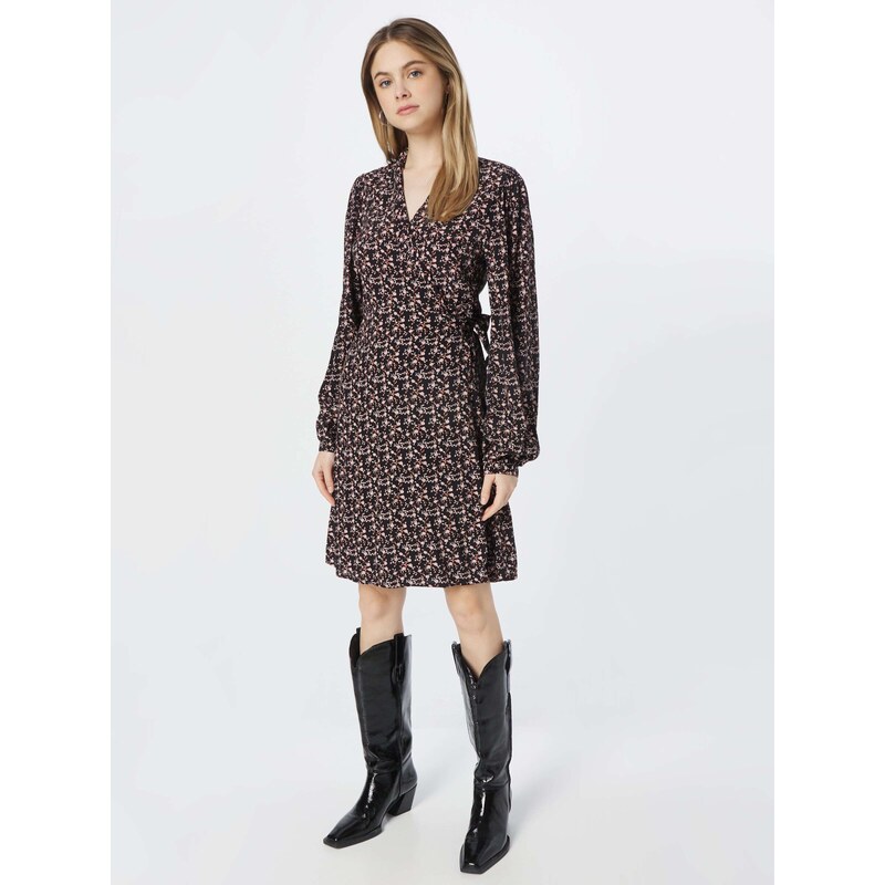 MSCH COPENHAGEN Obleka 'Messina Morocco' roza / grenada / črna