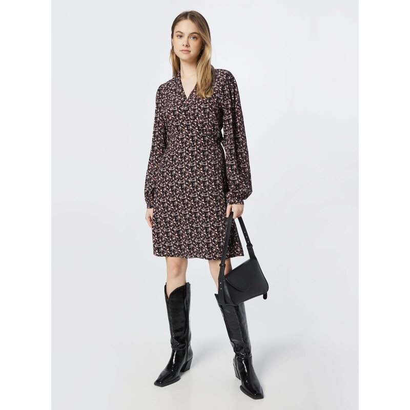 MSCH COPENHAGEN Obleka 'Messina Morocco' roza / grenada / črna