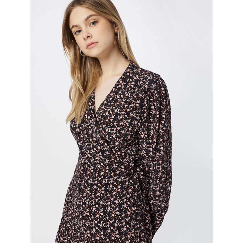 MSCH COPENHAGEN Obleka 'Messina Morocco' roza / grenada / črna