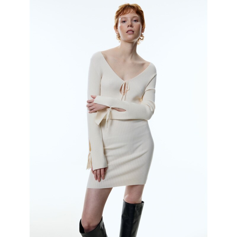 EDITED Obleka 'Sidonia' kremna