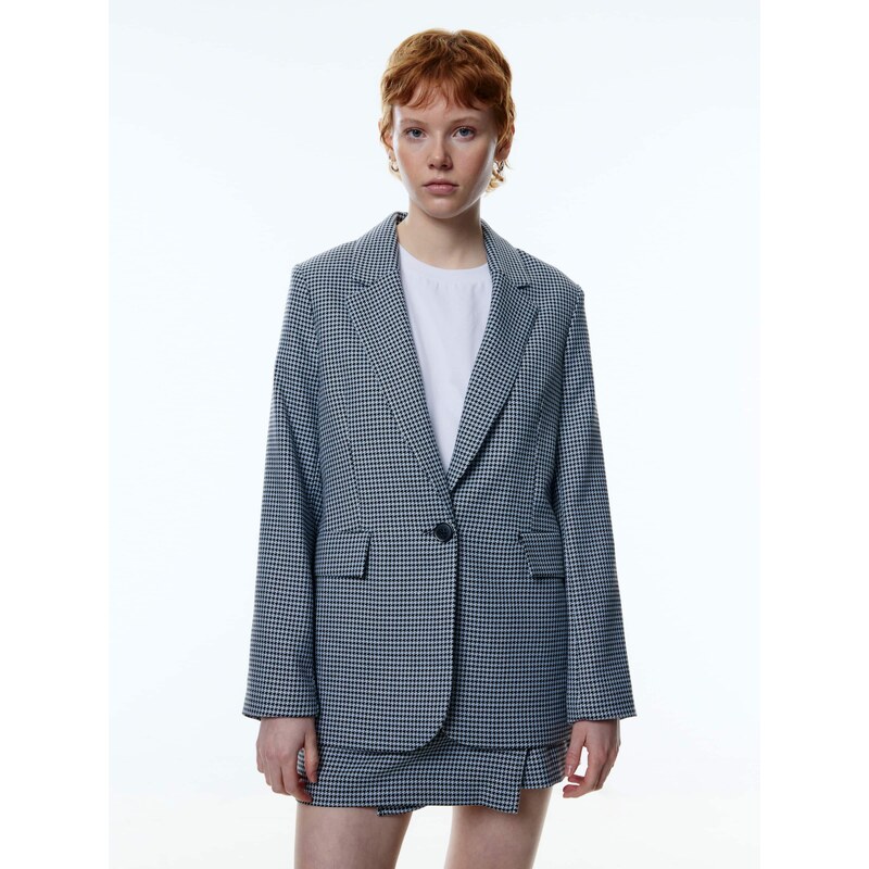 EDITED Blazer 'Maira' modra / črna