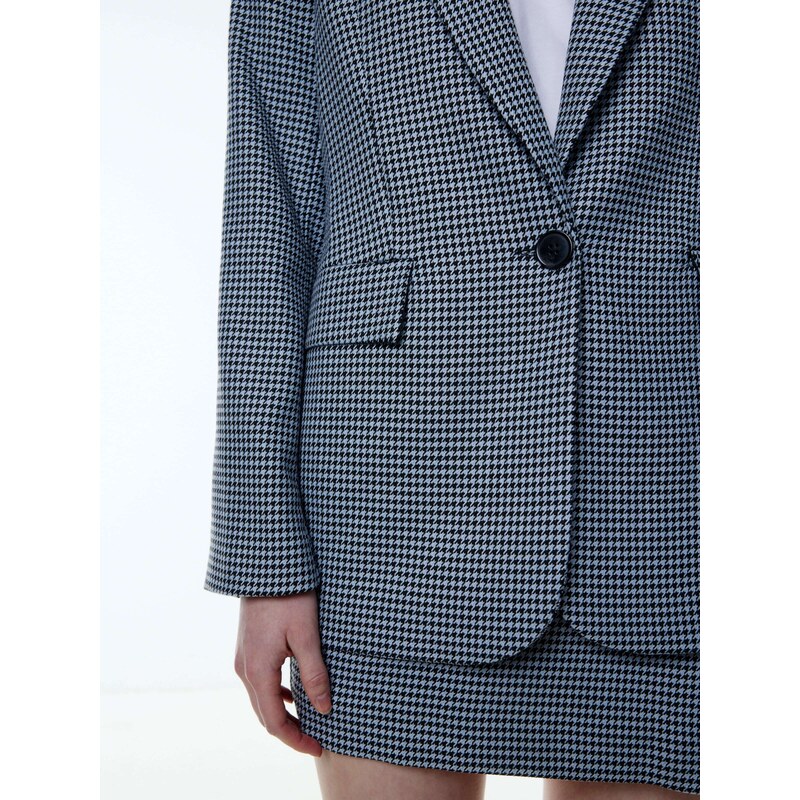 EDITED Blazer 'Maira' modra / črna