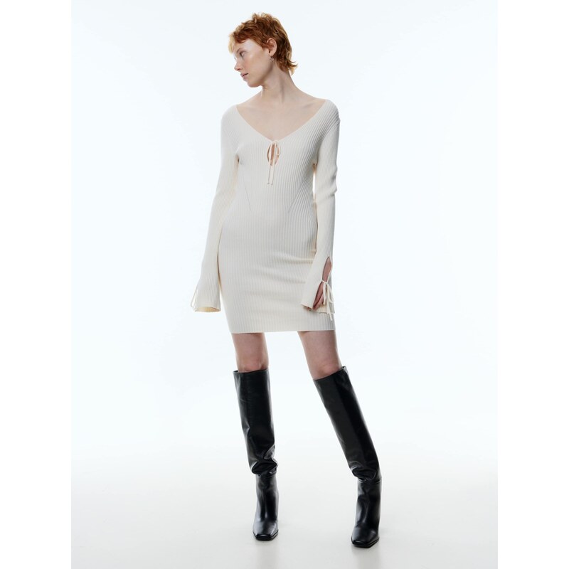 EDITED Obleka 'Sidonia' kremna