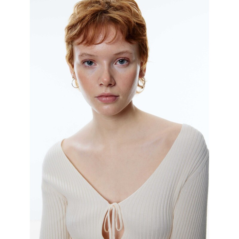 EDITED Obleka 'Sidonia' kremna