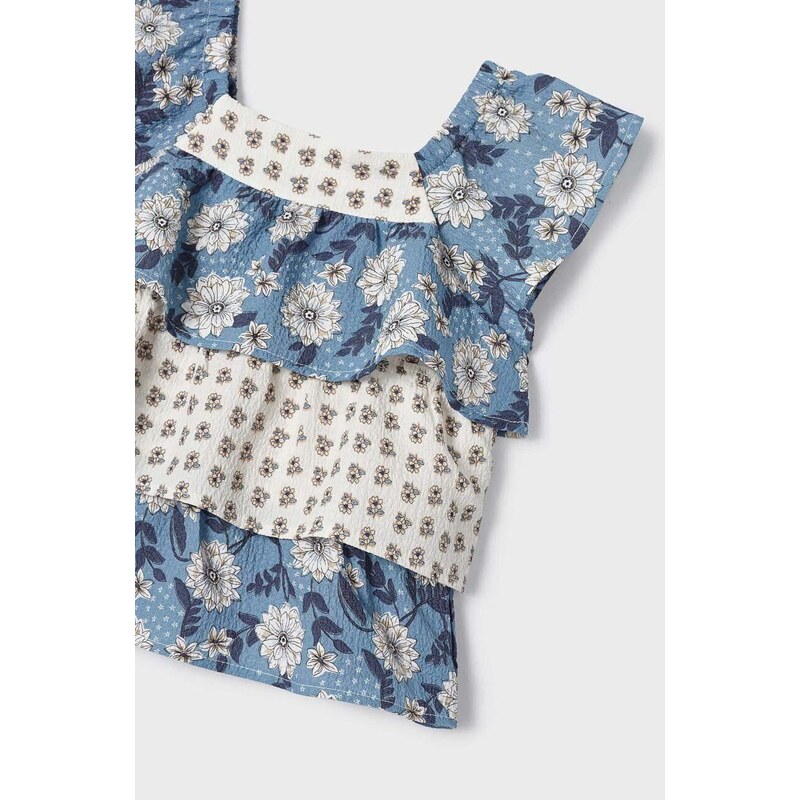 Otroška bluza Mayoral mornarsko modra barva