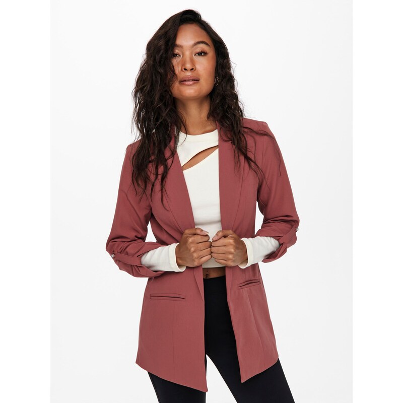 ONLY Blazer 'ONLKayle-Orleen' pastelno rdeča