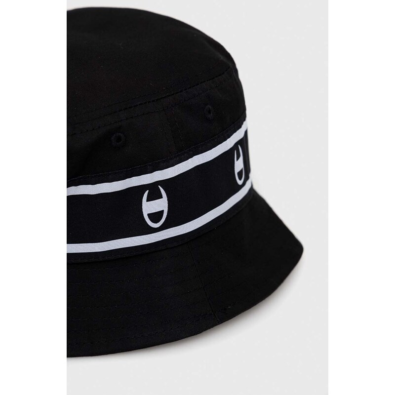 Bombažni klobuk Champion črna barva