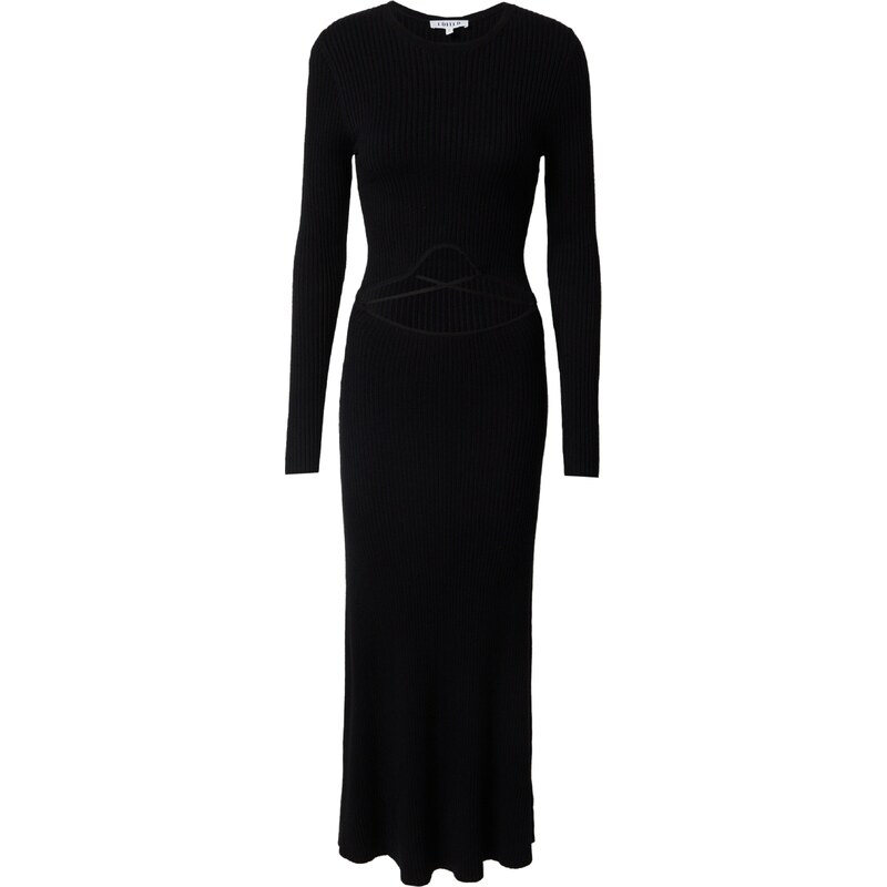 EDITED Pletena obleka 'Invana' črna