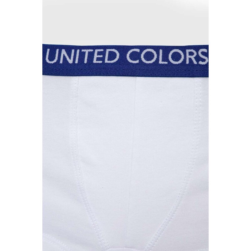 Otroške boksarice United Colors of Benetton 2-pack bela barva