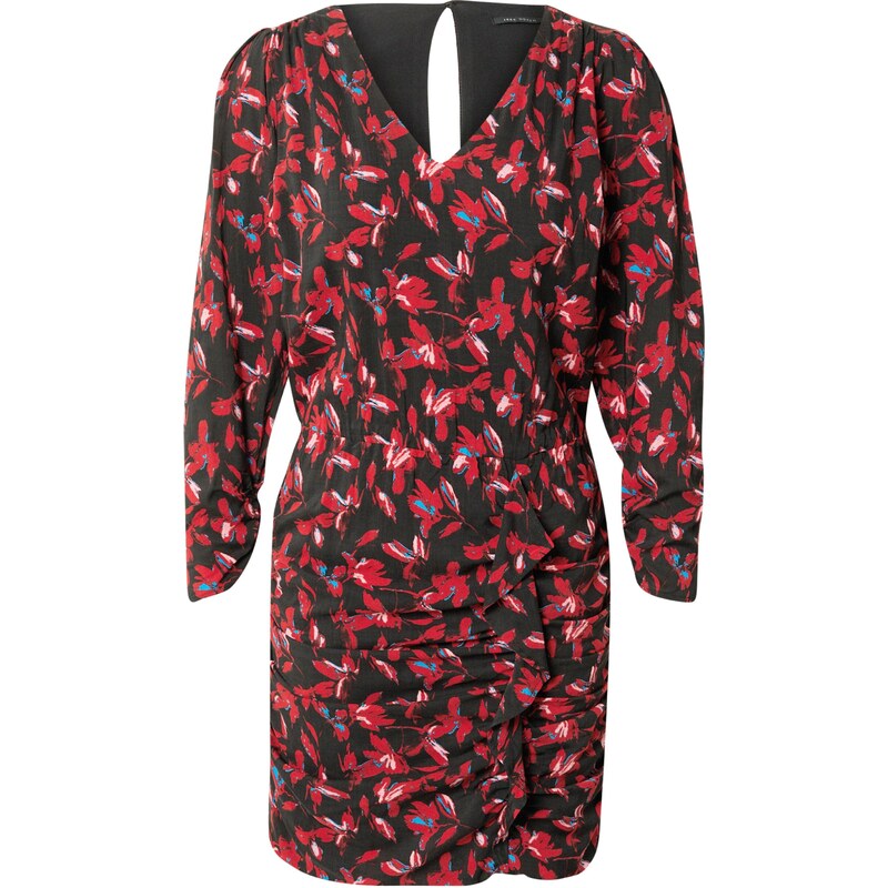 IKKS Obleka azur / rubin rdeča / črna / bela