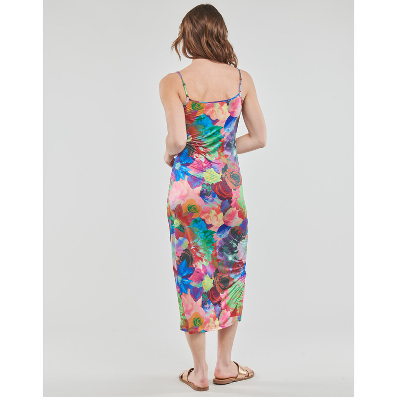 Desigual Dolge obleke VEST_TULIPA Desigual