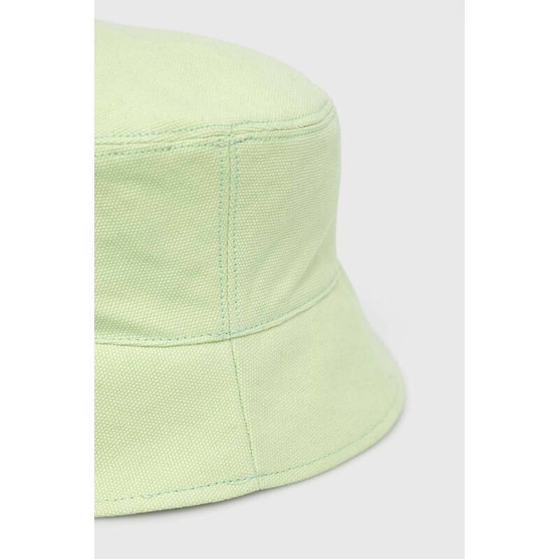 Bombažni klobuk Patrizia Pepe zelena barva