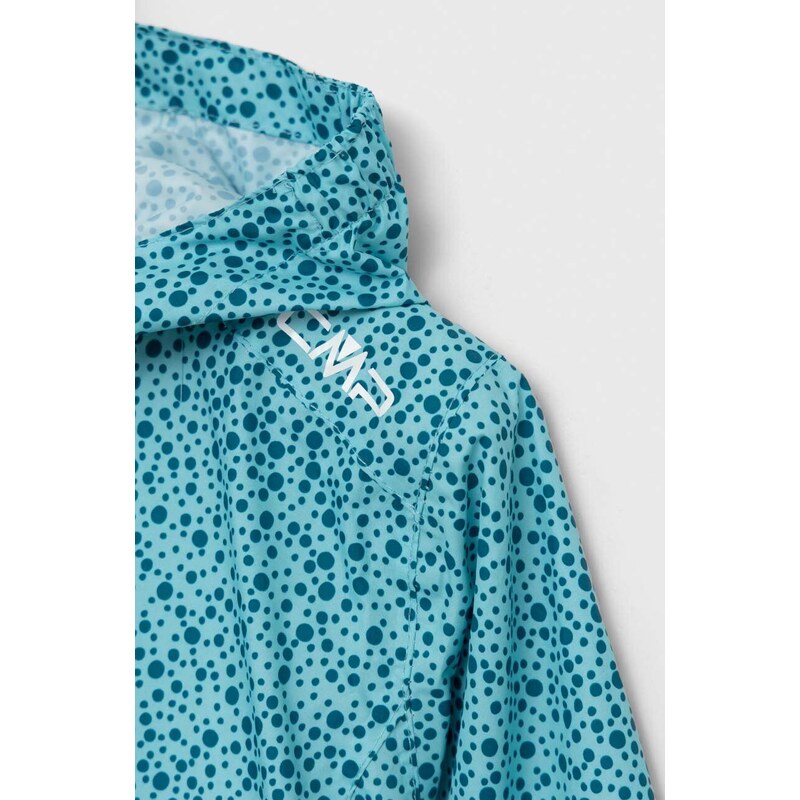 Otroška jakna CMP turkizna barva