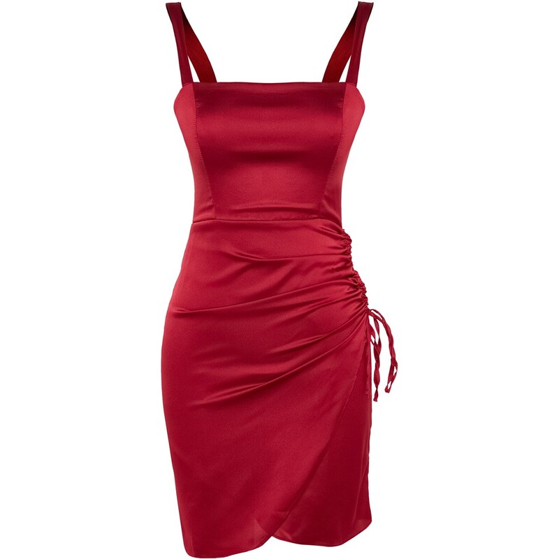 Ženska obleka Trendyol Satin