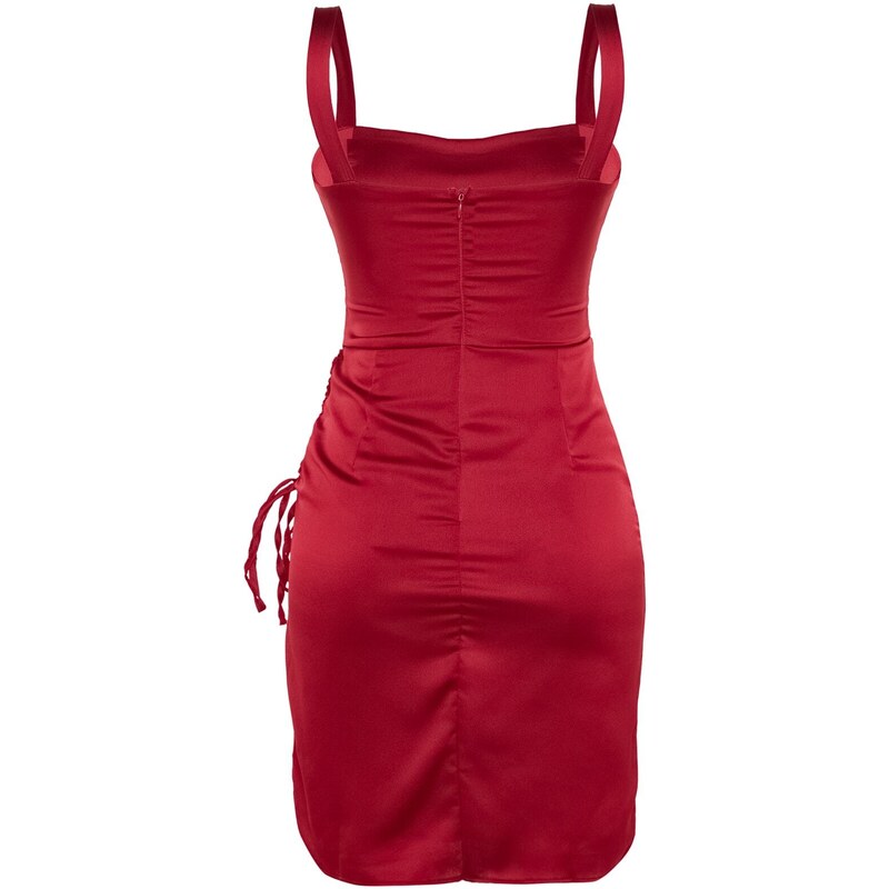 Ženska obleka Trendyol Satin