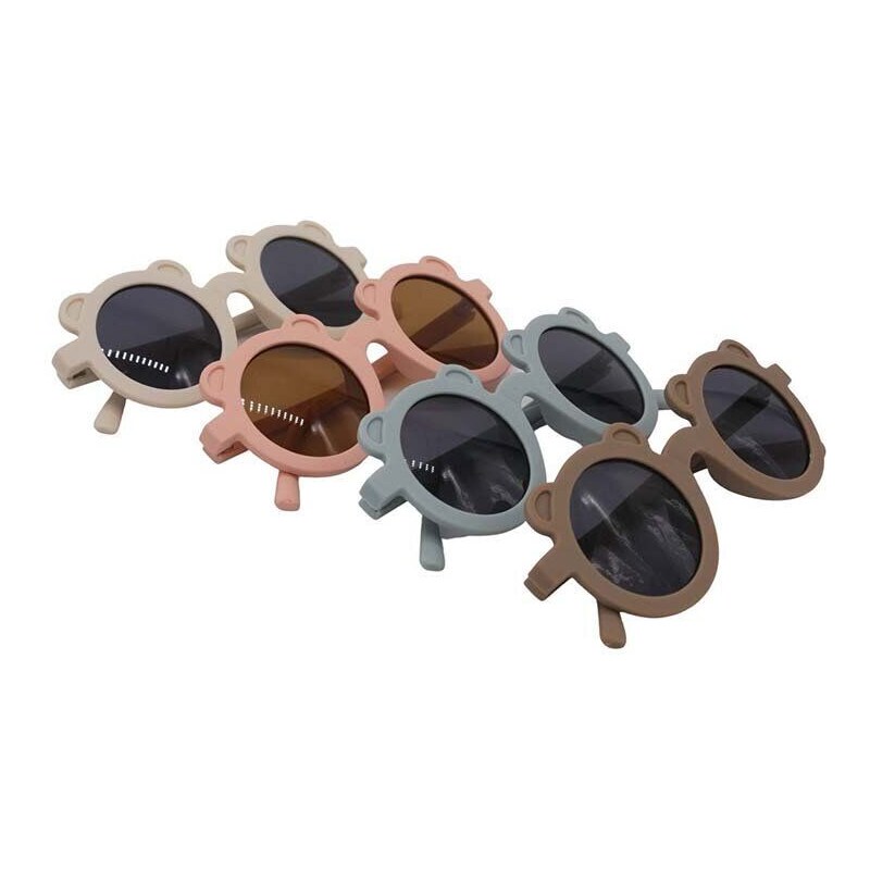 Otroška sončna očala Elle Porte bež barva
