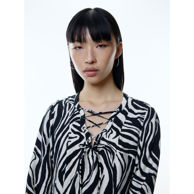 EDITED Obleka 'Prudence' bež / črna