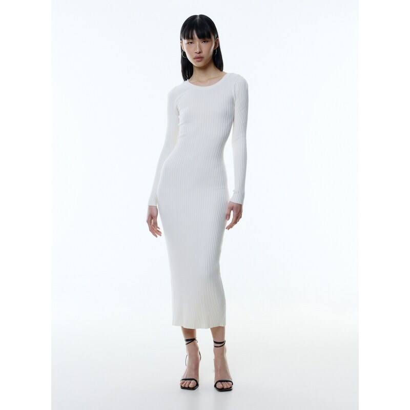 EDITED Pletena obleka 'Oline' bež