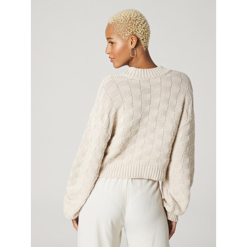 A LOT LESS Pulover 'Doro' off-bela