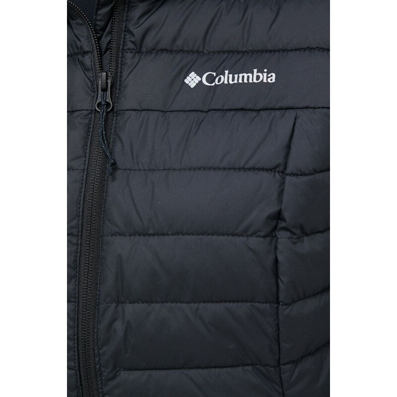 Športna jakna Columbia Silver Falls črna barva
