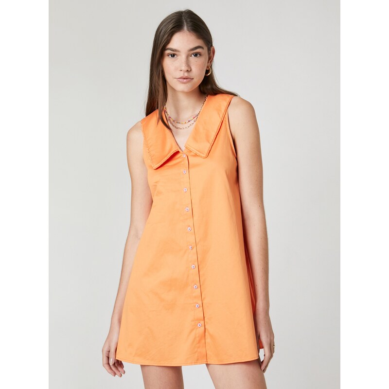 florence by mills exclusive for ABOUT YOU Dolga srajca 'Farmers Market' oranžna