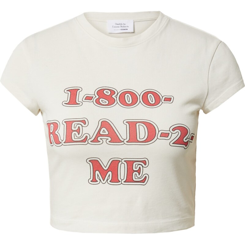 Daahls by Emma Roberts exclusively for ABOUT YOU Majica 'Cara' bež / rdeča / črna