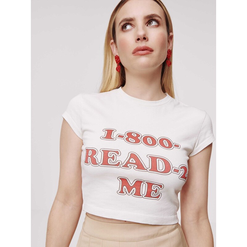 Daahls by Emma Roberts exclusively for ABOUT YOU Majica 'Cara' bež / rdeča / črna